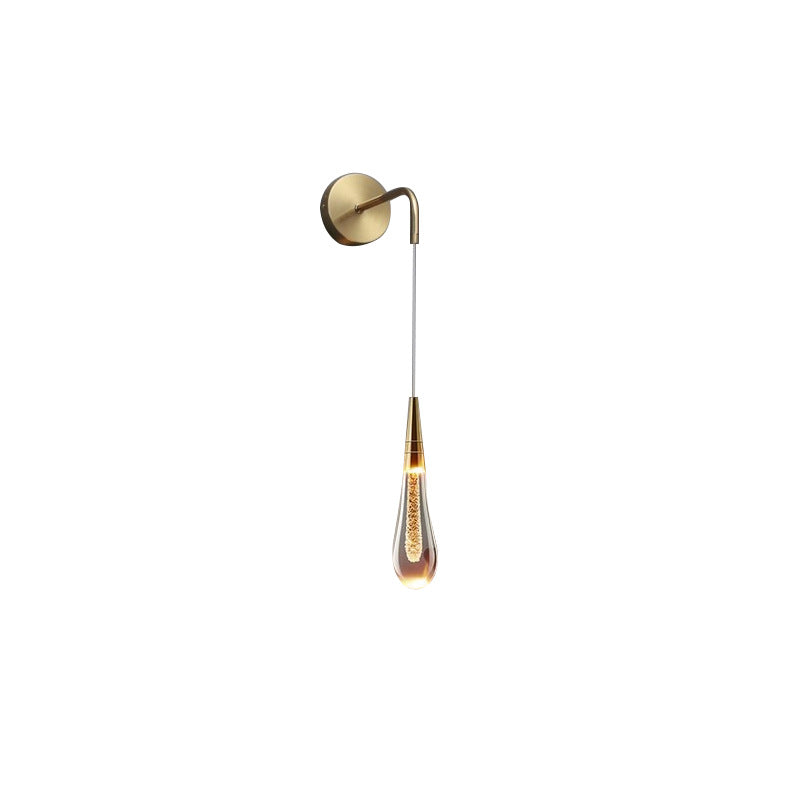 Modern Luxury Teardrop Crystal LED Wall Sconce