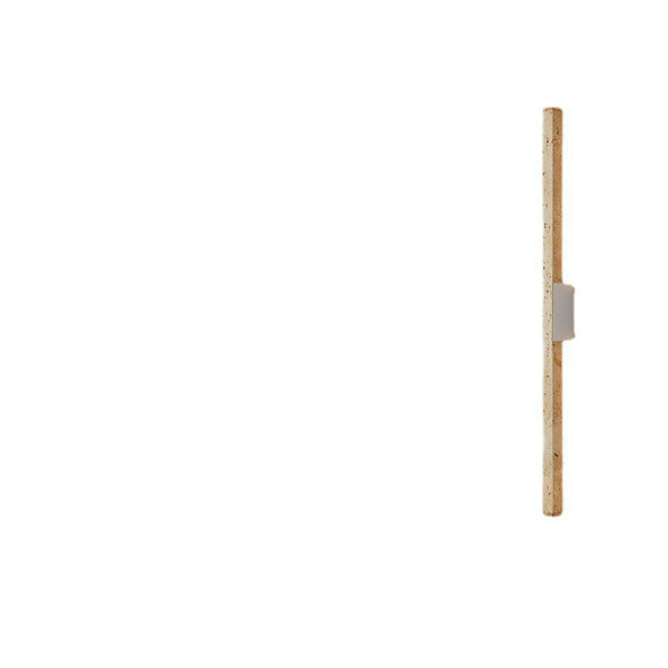 Japanese Wabi-Sabi Travertine Long Strip LED Wall Sconce