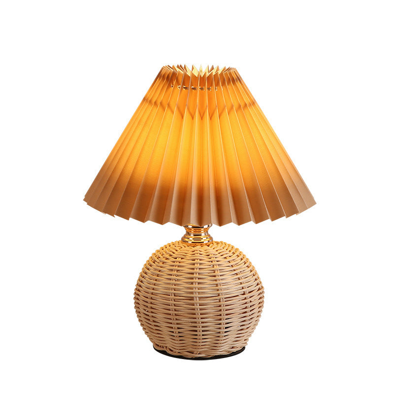 Nordic Contemporary LED Table Lamp with Pleated Table Lamp