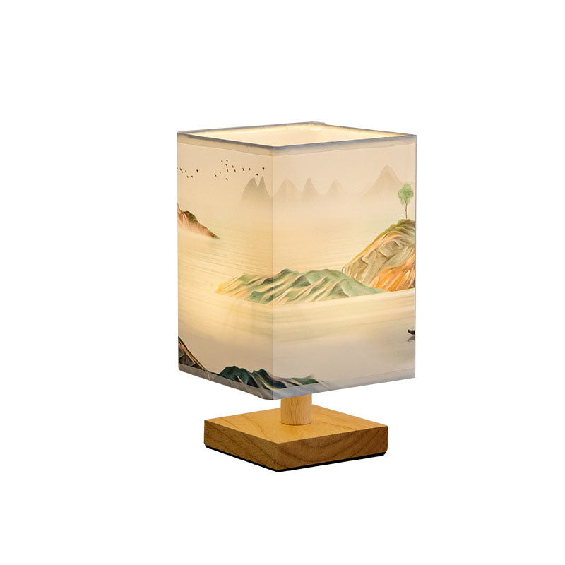 Creative Fabric Square USB LED Table Lamp