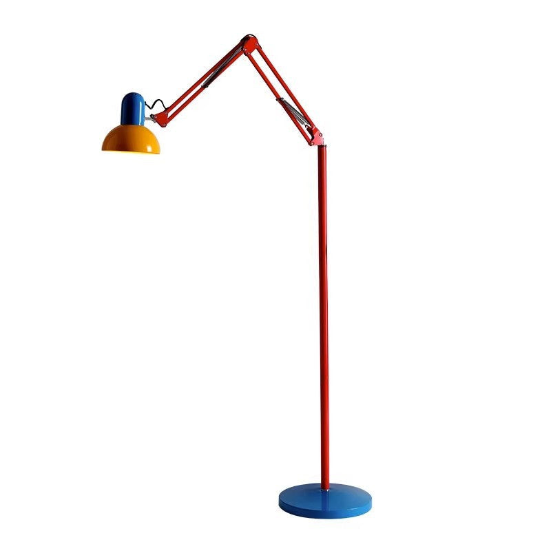 Sleek Modern Red Floor Lamp