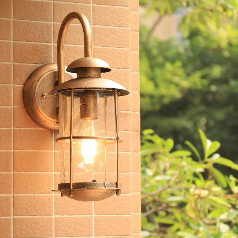 European Industrial Vintage Waterproof Outdoor Wall Sconce