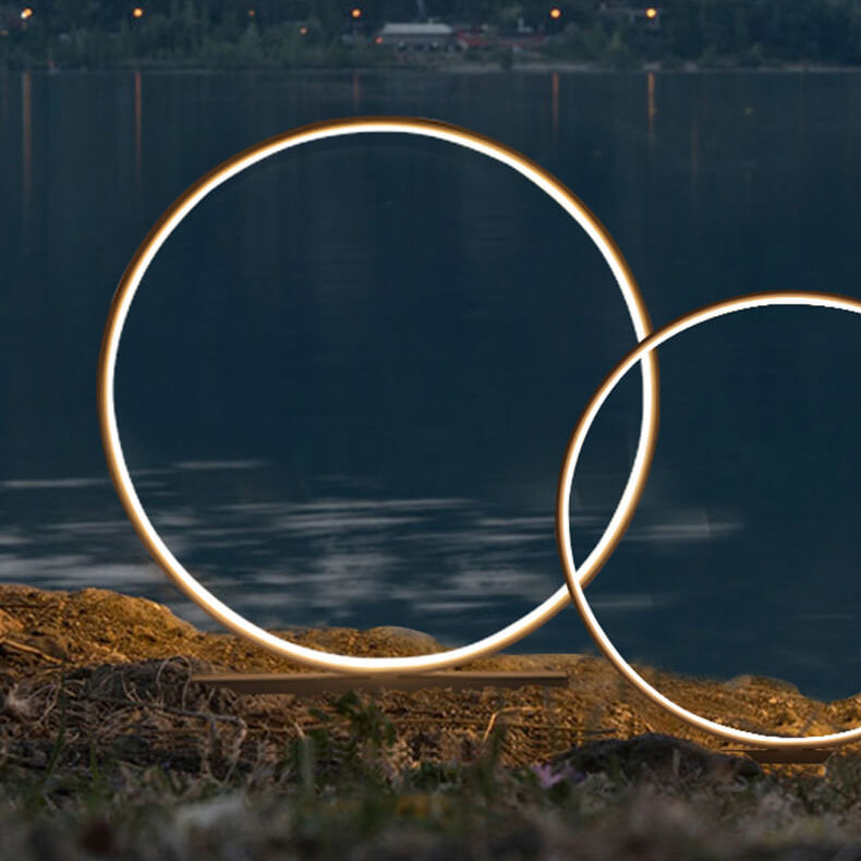 Modern Black Outdoor Stake Light