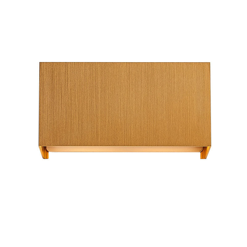 Nordic Minimalist Aluminum Square Flat Wall Sconce