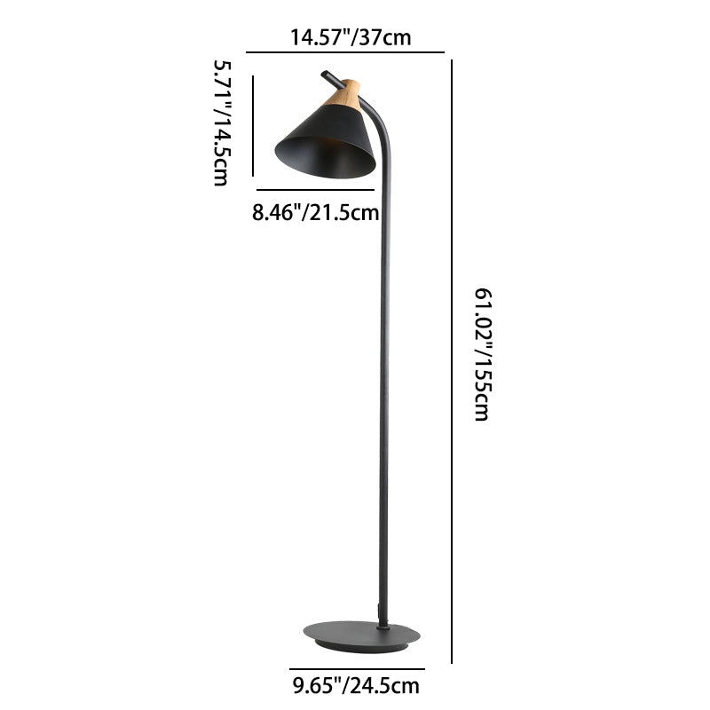 Nordic Black Floor Lamp