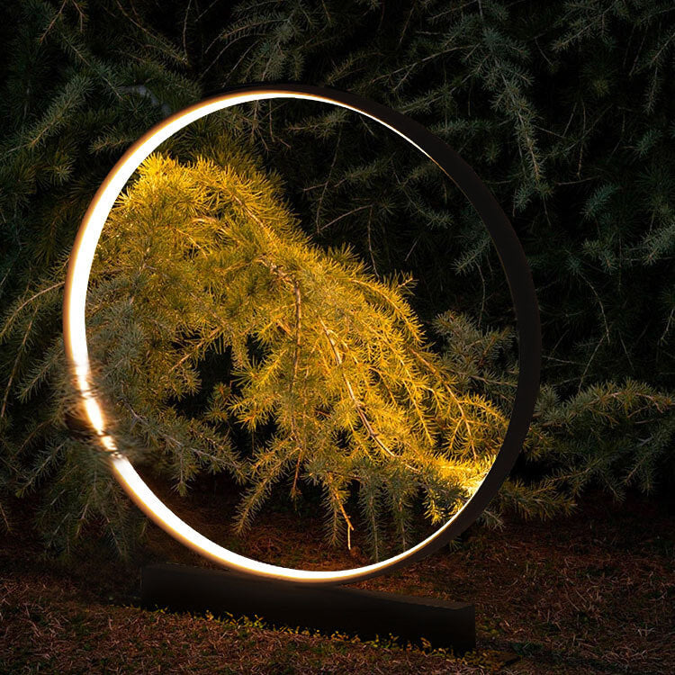 Modern Black Outdoor Stake Light