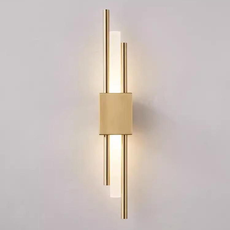 Modern Minimalist Iron Acrylic Strip LED Wall Sconce