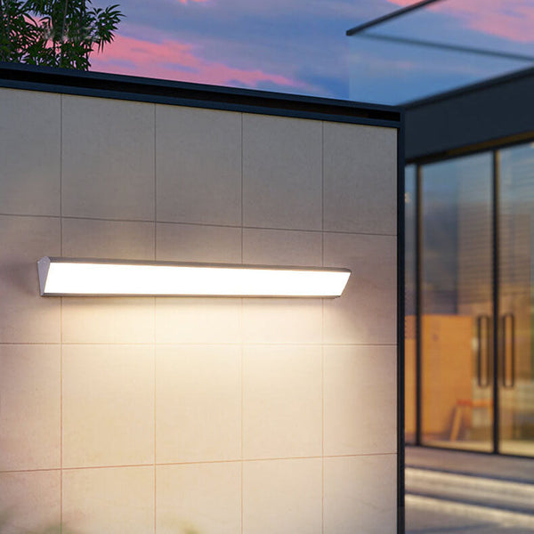 Modern Minimalist Aluminum Acrylic Waterproof Wall Sconce