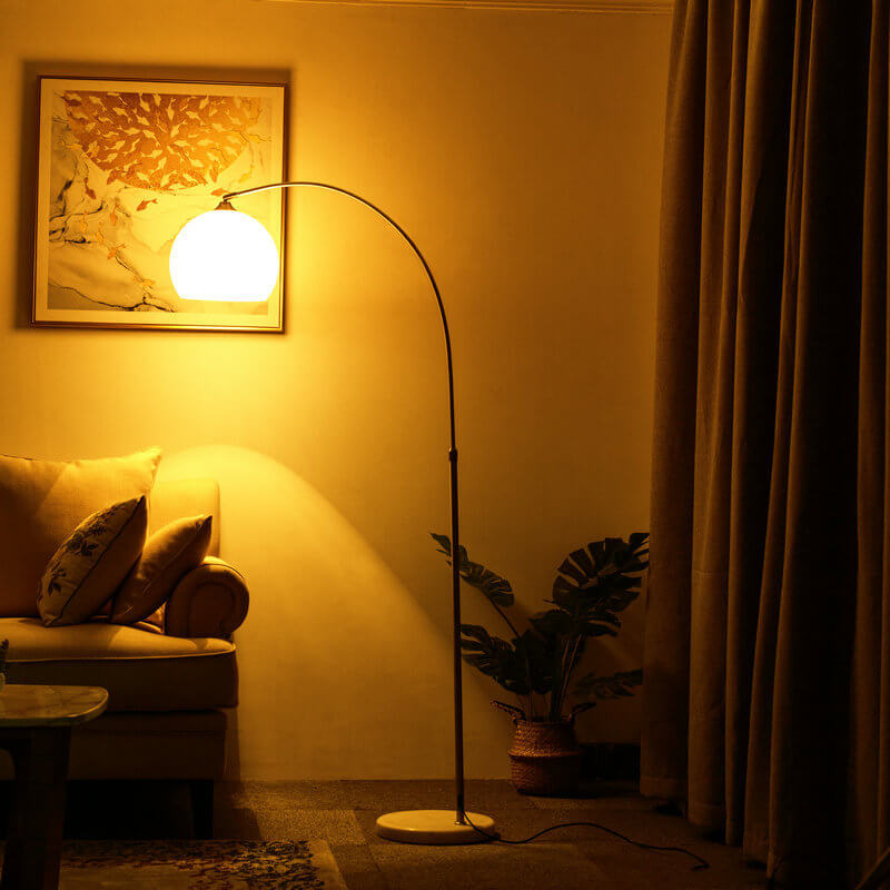 Modern White Floor Lamp