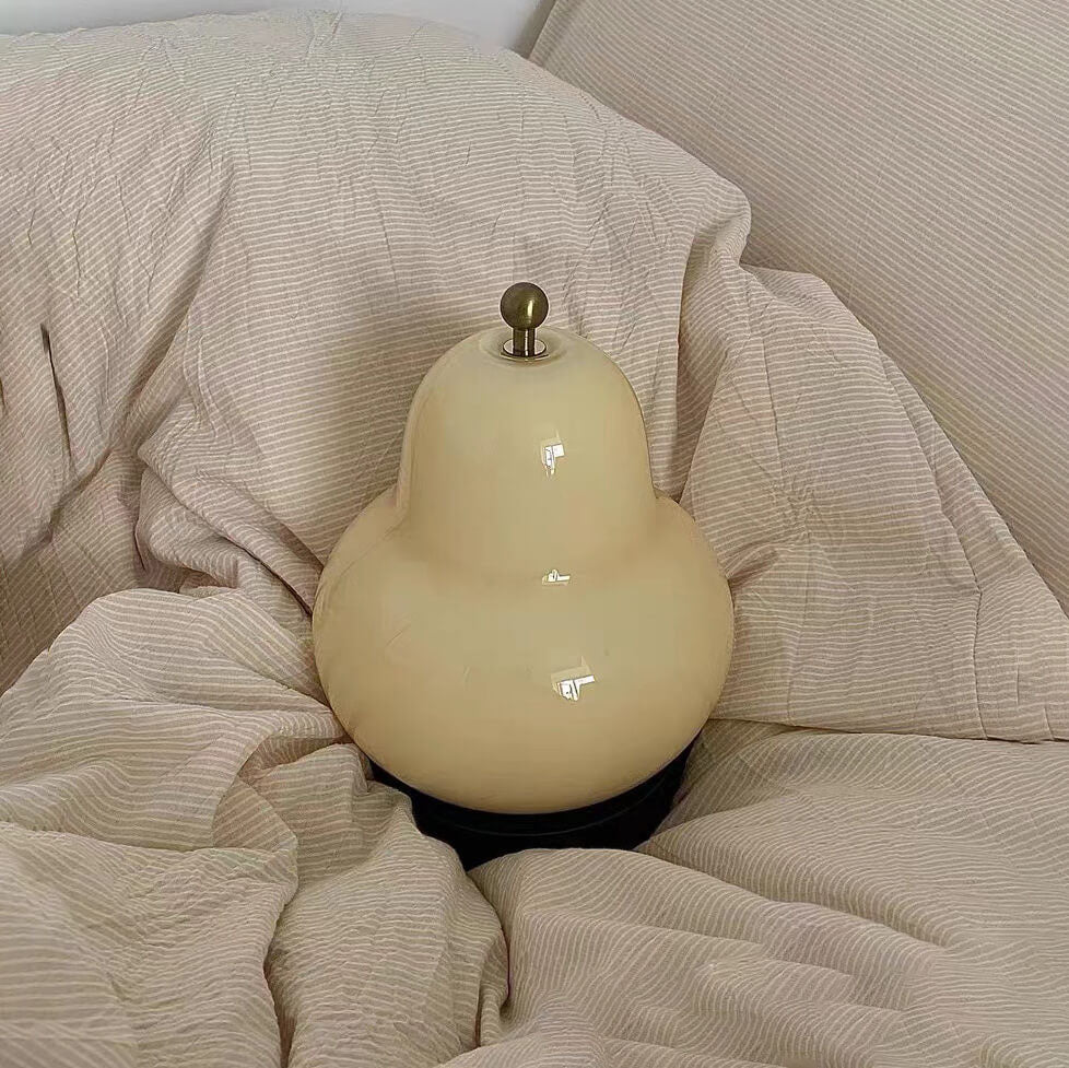 Traditional French Cream Pear Shape LED Table Lamp