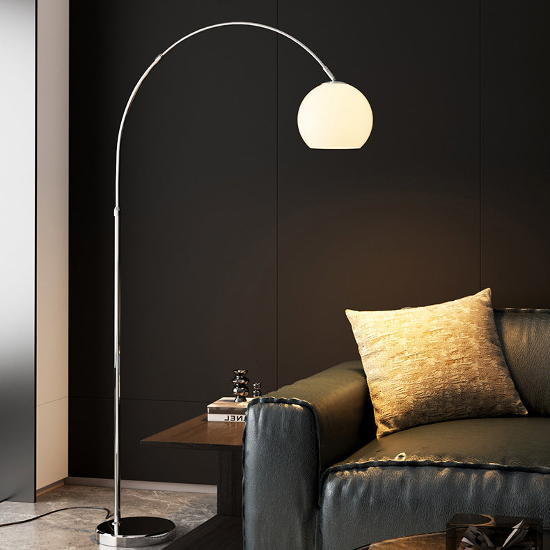 Scandinavian Orange Floor Lamp