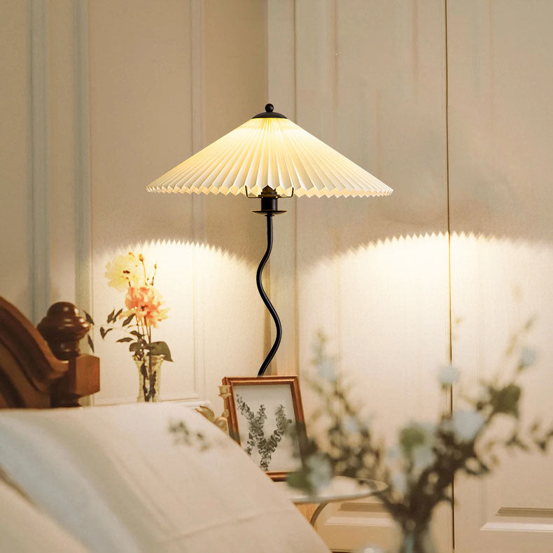 Vintage White Floor Lamp