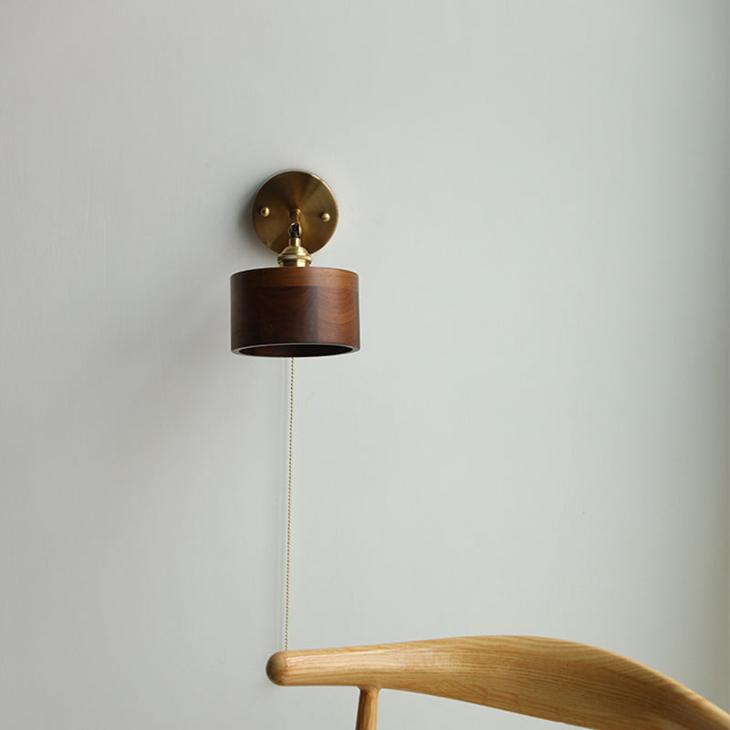 Contemporary Scandinavian Cone Copper 1-Light Wall Sconce