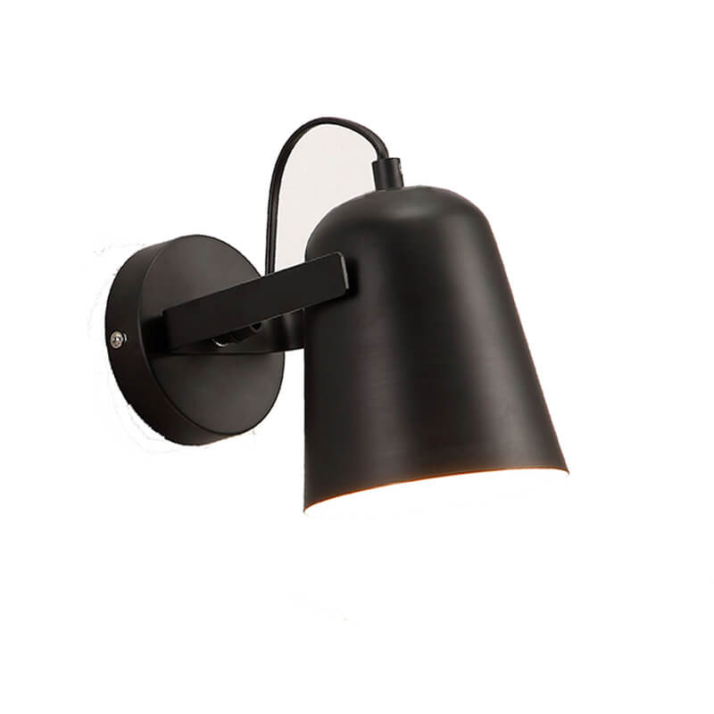 Nordic Macaron Iron Cylinder Dome 1-Light Wall Sconce