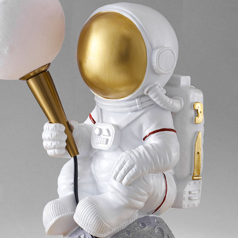 Modern Cartoon Astronaut Wall Sconce 1-Light Wall Sconce