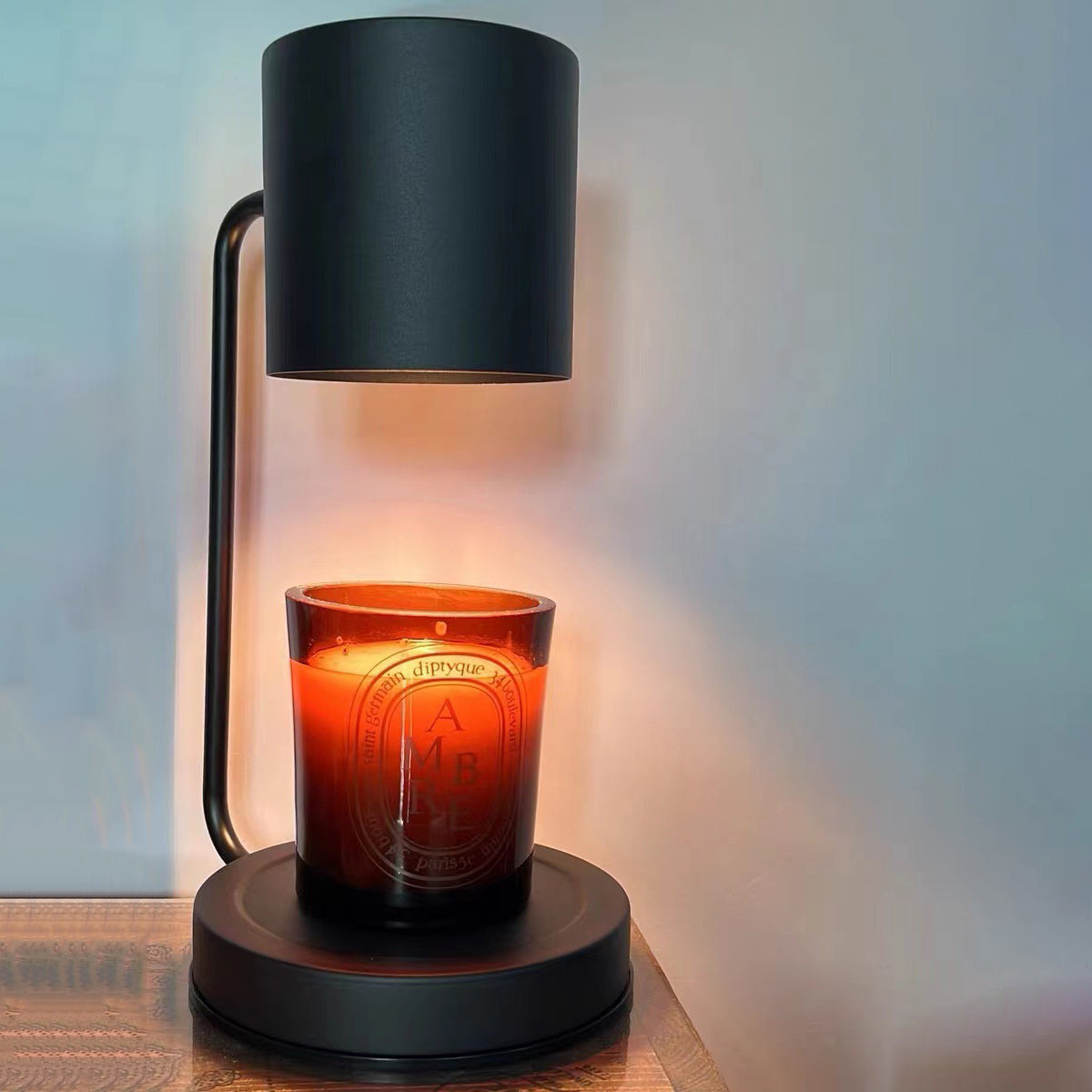Nordic Iron Cylinder Shade 1-Light Melting Wax Table Lamp