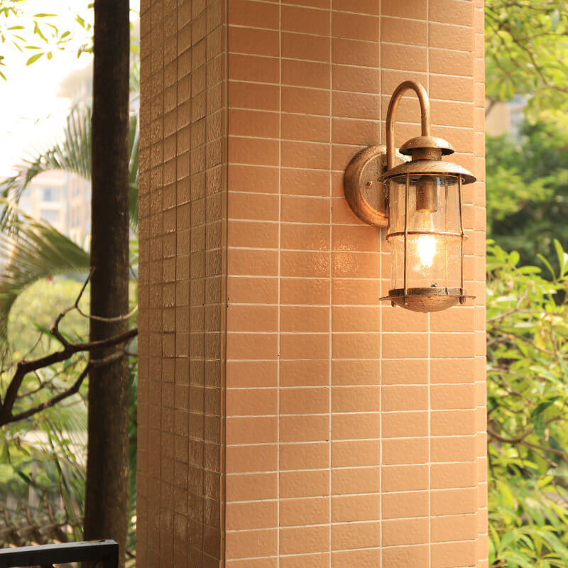 European Industrial Vintage Waterproof Outdoor Wall Sconce