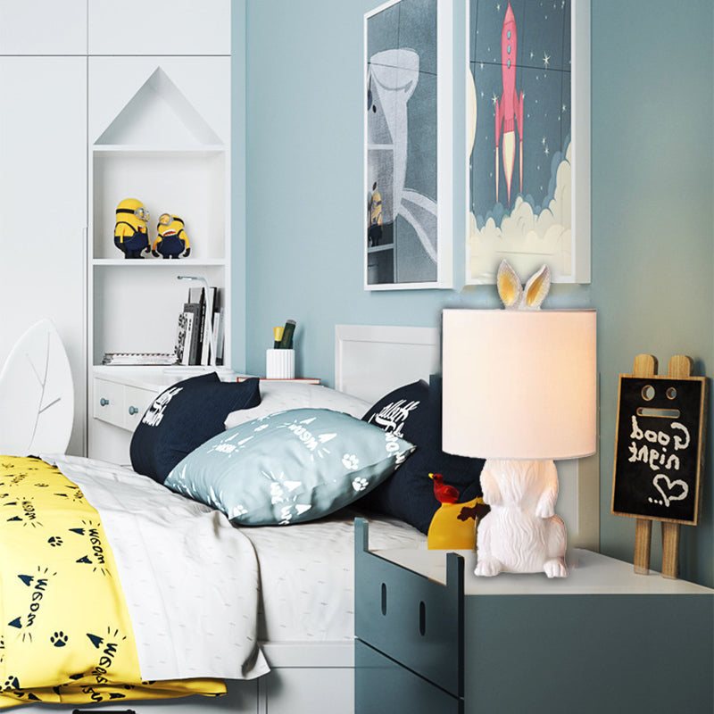 Modern Minimalist Rabbit Shape 1-Light Table Lamp