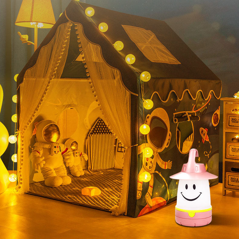 Creative Smiley Lantern Outdoor Camping LED Table Lamp