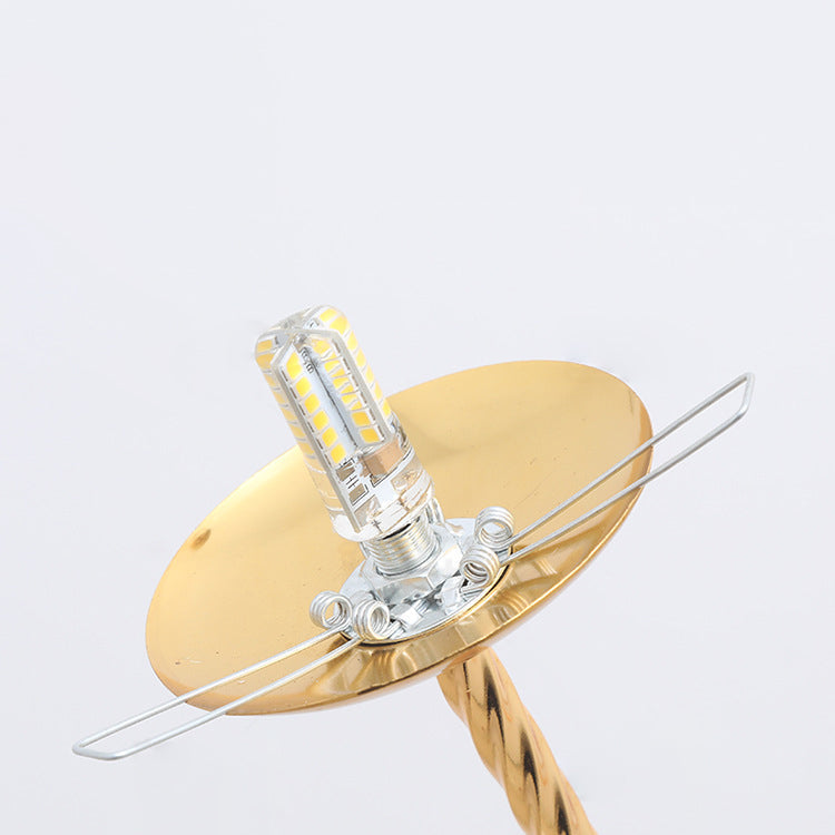 Modern Gold 5-Light Floor Lamp