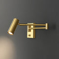 Nordic Luxury Copper Rotatable LED Reading Wall Sconce