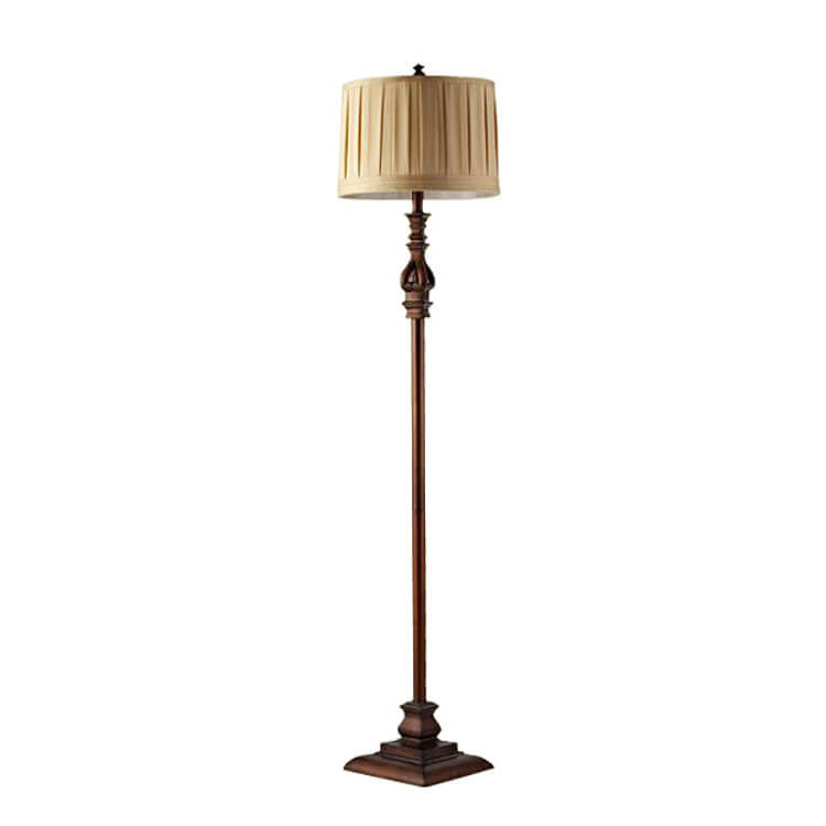 European Brown Floor Lamp