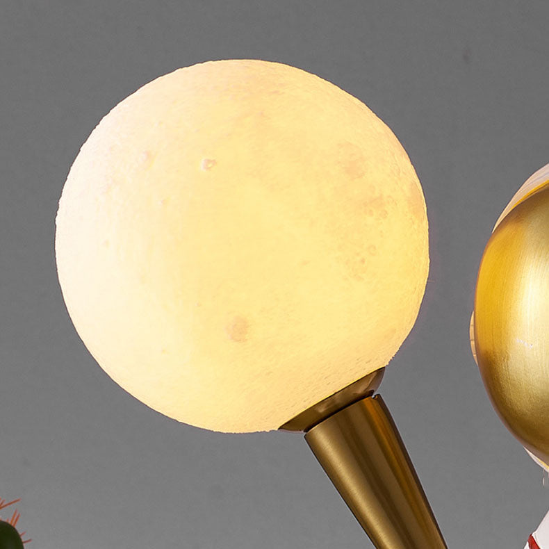 Modern Cartoon Astronaut Wall Sconce 1-Light Wall Sconce