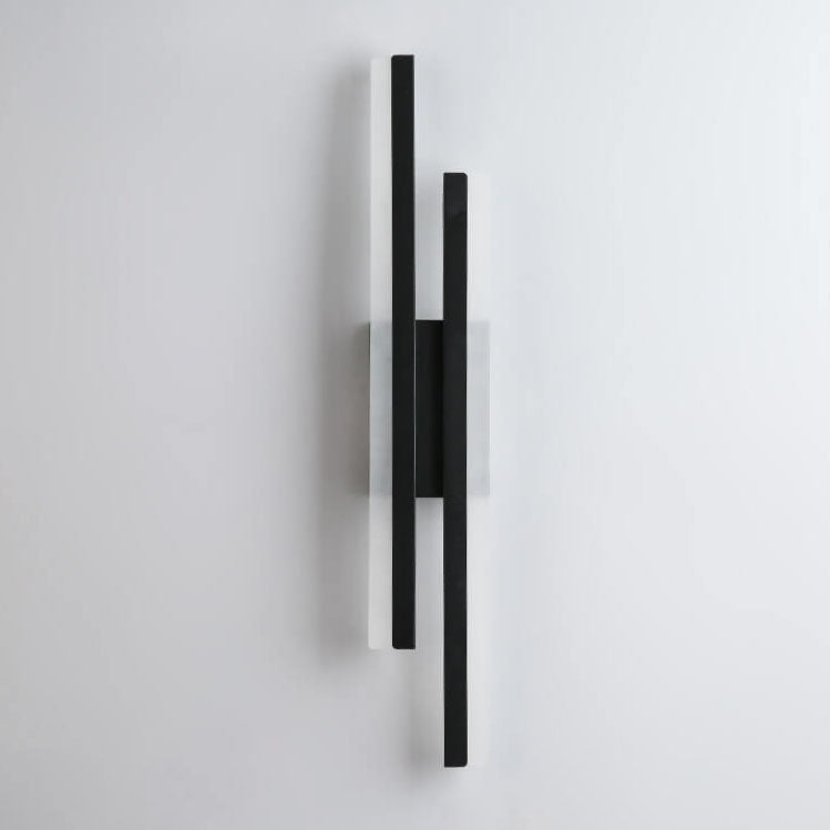 Modern Minimalist Lines Iron Acrylic LED Wall Sconce