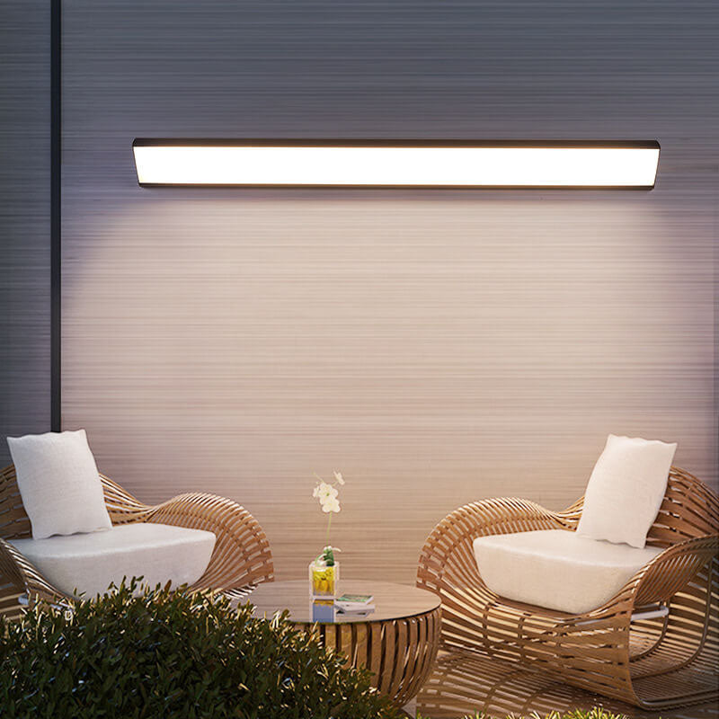 Modern Minimalist Aluminum Acrylic Waterproof Wall Sconce