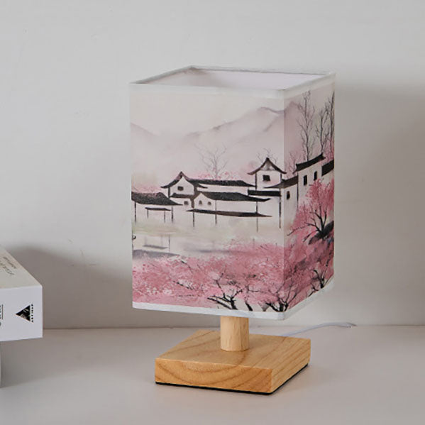 Creative Fabric Square USB LED Table Lamp