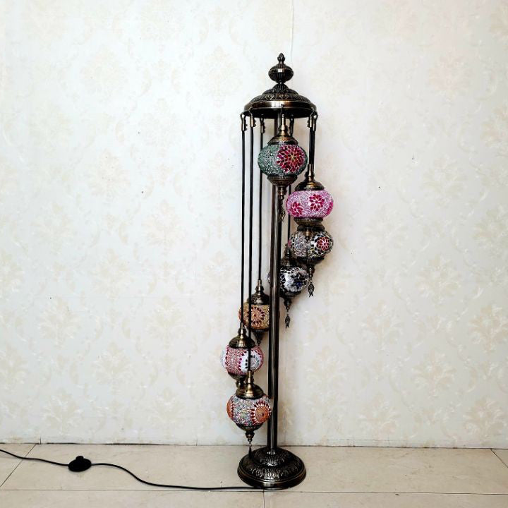 Tiffany Stained Glass 5-Light Floor Lamp
