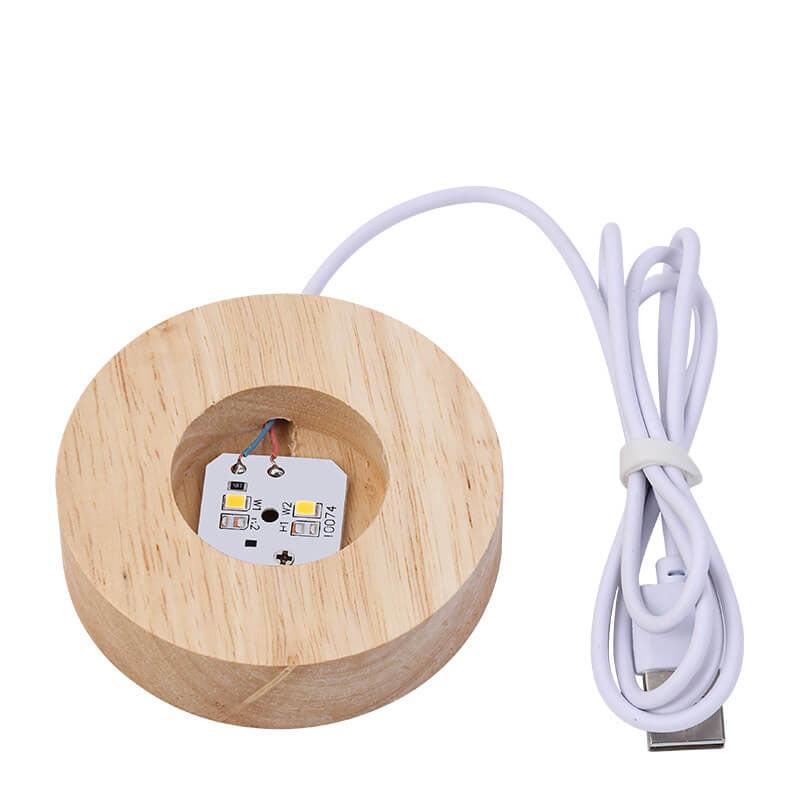 Creative Star System Crystal Ball USB LED Night Table Lamp