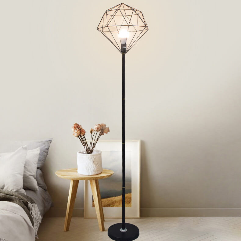 Contemporary Black Floor Lamp