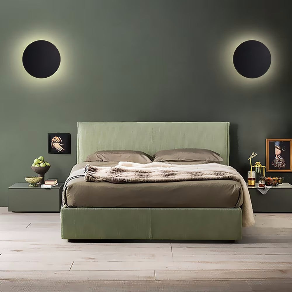 Modern Minimalist Colorful Round Iron LED Wall Sconce