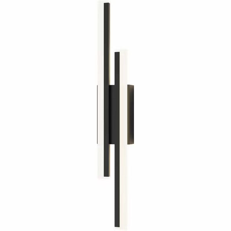 Modern Minimalist Lines Iron Acrylic LED Wall Sconce