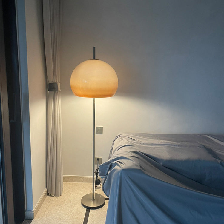 Retro Beige 2-Light Floor Lamp