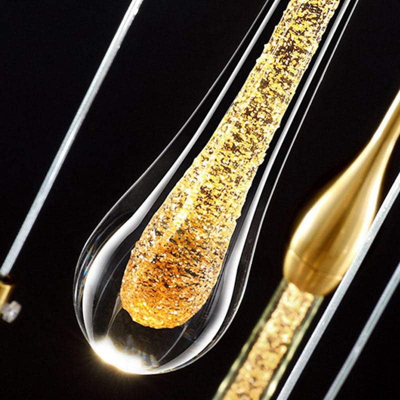 Modern Luxury Teardrop Crystal LED Wall Sconce