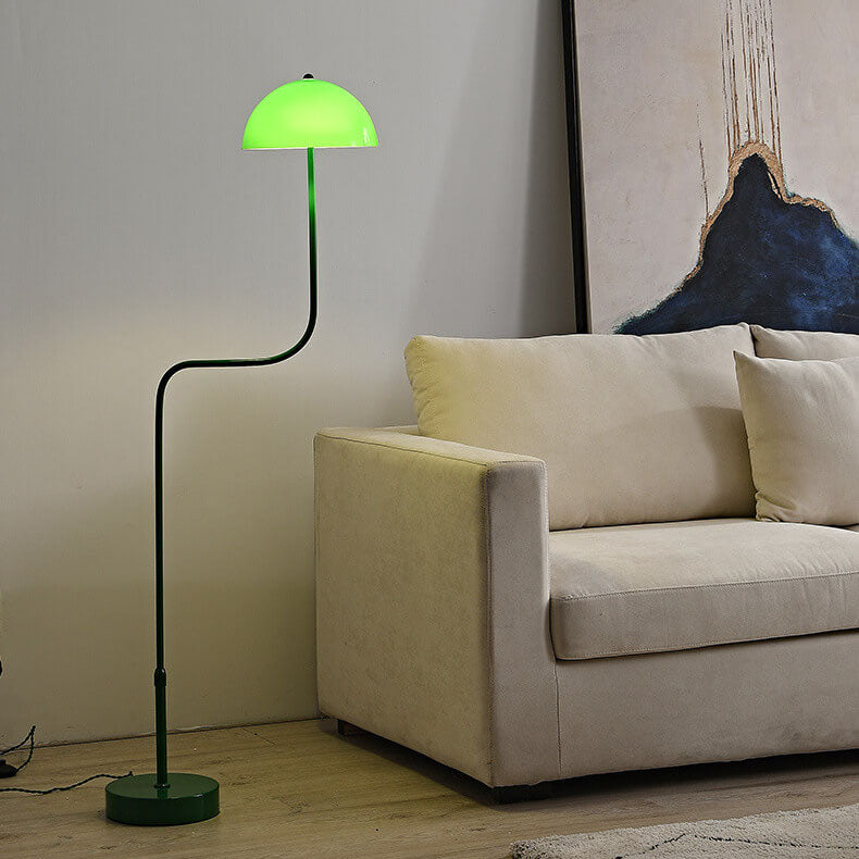 Scandinavian Green Floor Lamp