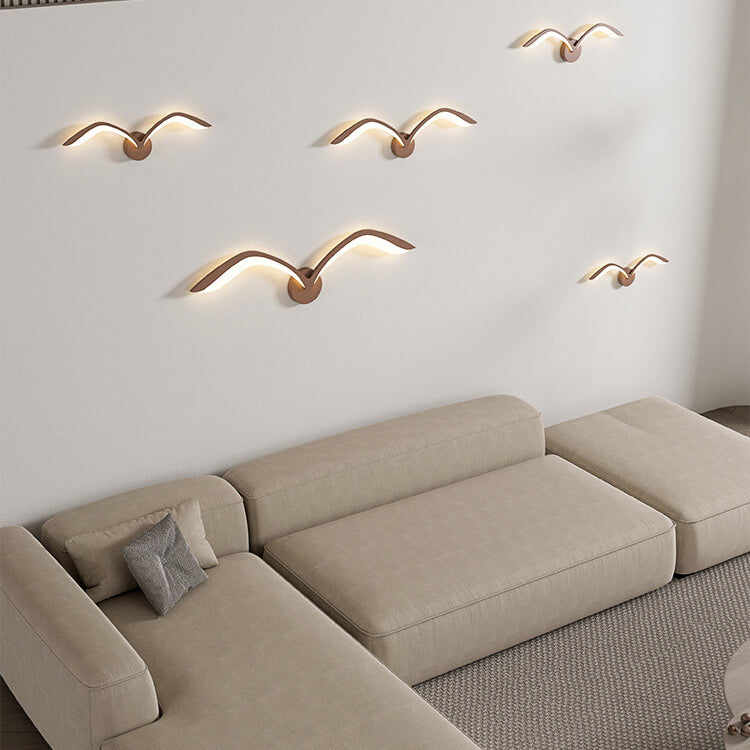 Nordic Minimalist Seagull Acrylic LED Wall Sconce