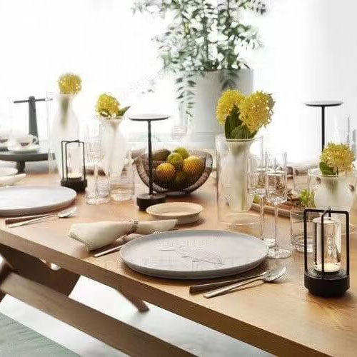 Nordic Vintage USB Rechargeable Night Light Table Lamp