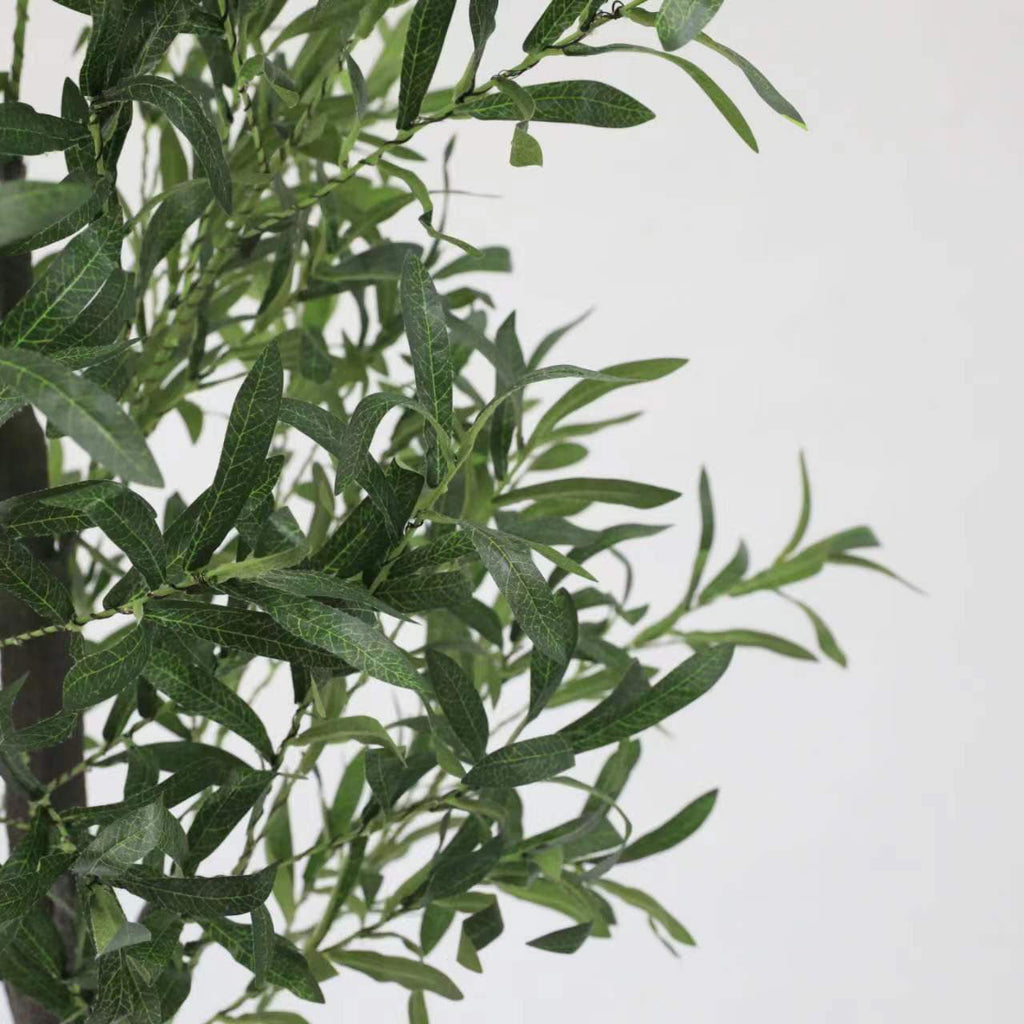 Modern Creative Olive Leaf LED Simulation Plants Table Lamp
