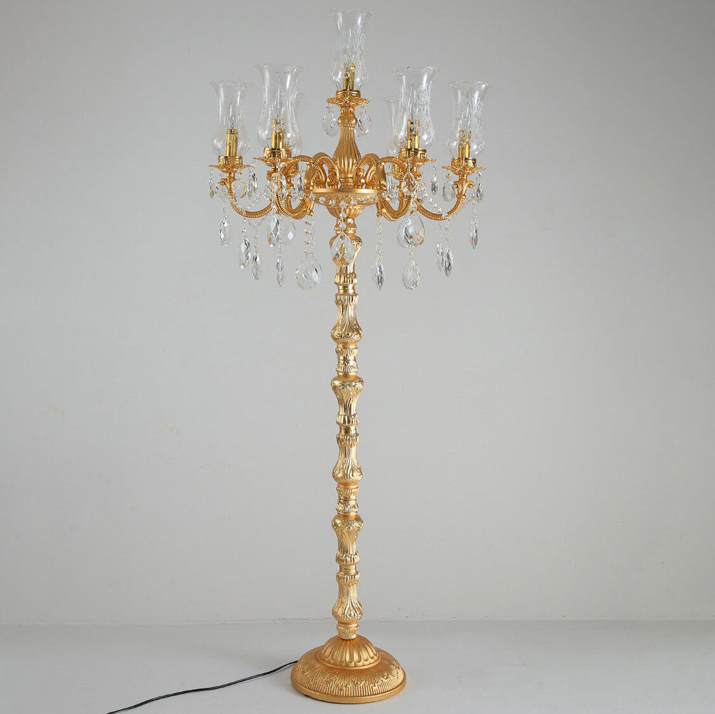 Traditional Gold 7-Light Floor Lamp