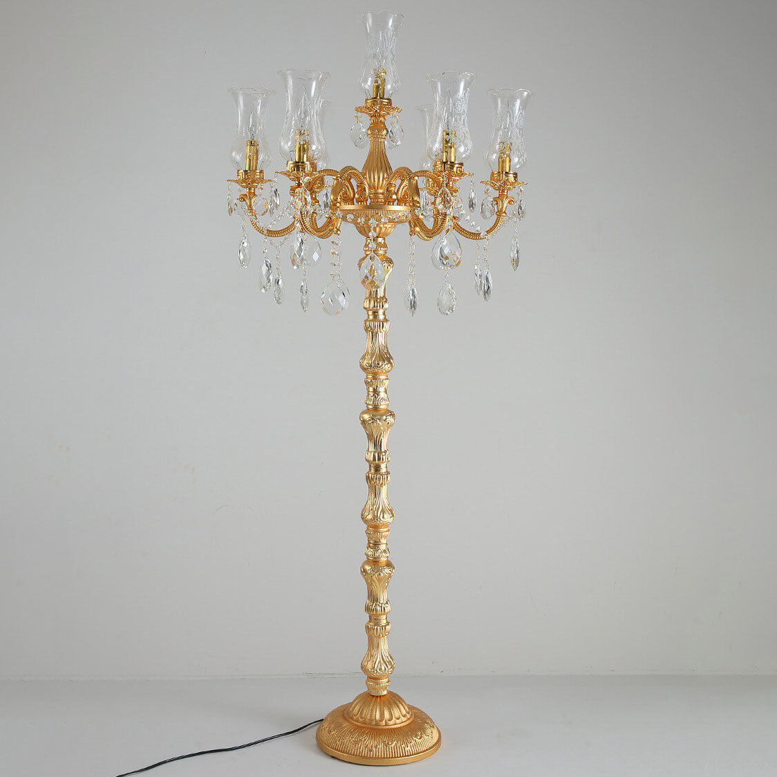 Traditional Gold 7-Light Floor Lamp