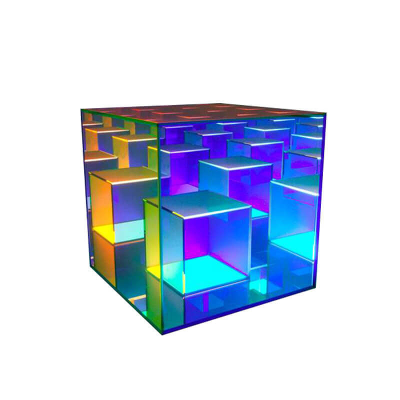 Modern Acrylic RGB Line LED Table Lamp