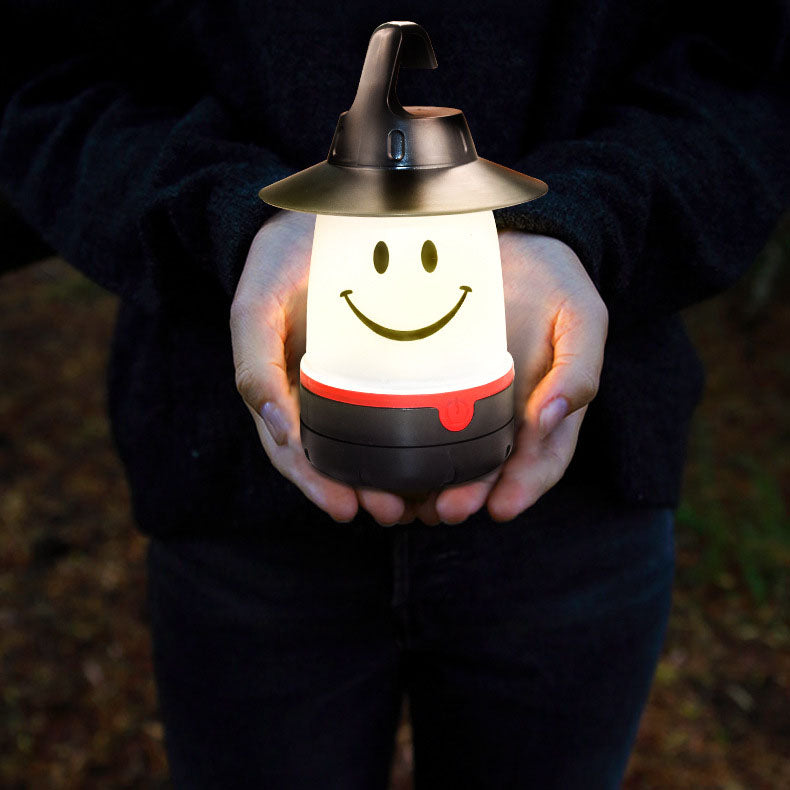Creative Smiley Lantern Outdoor Camping LED Table Lamp