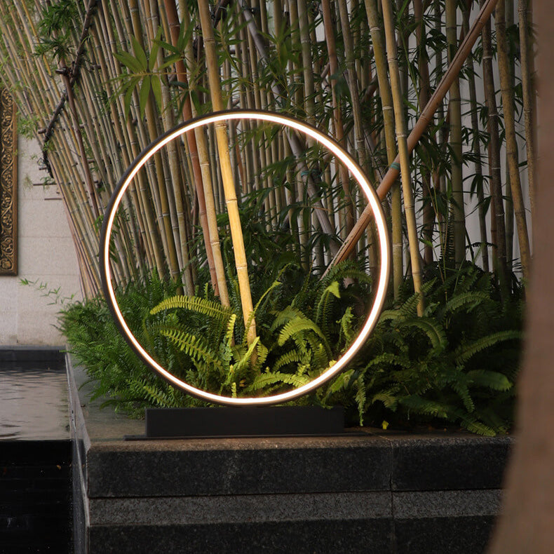 Modern Black Outdoor Stake Light
