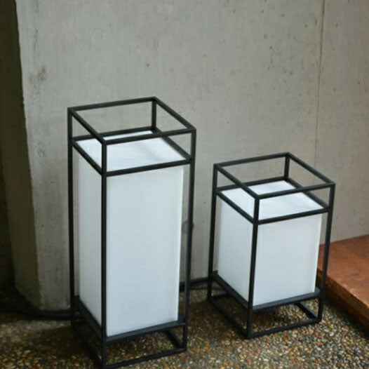 Japanese Black Floor Lamp