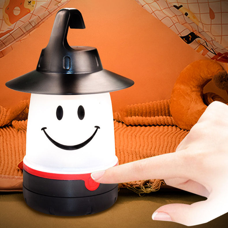 Creative Smiley Lantern Outdoor Camping LED Table Lamp