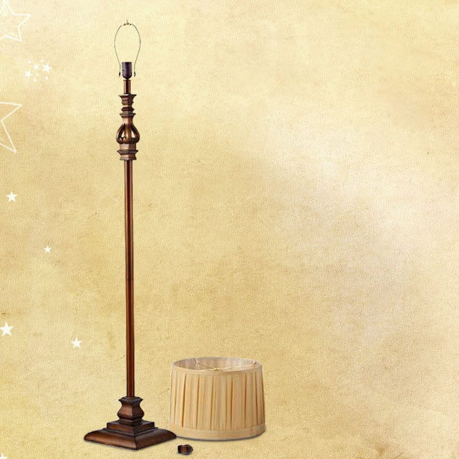 European Brown Floor Lamp