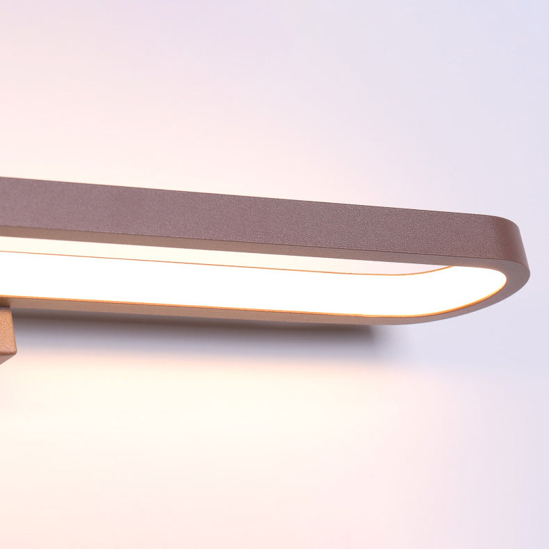 Modern Minimalist Circular Aluminum Vanity Wall Light
